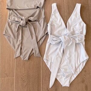Phie Collective White One Piece Swimsuit
